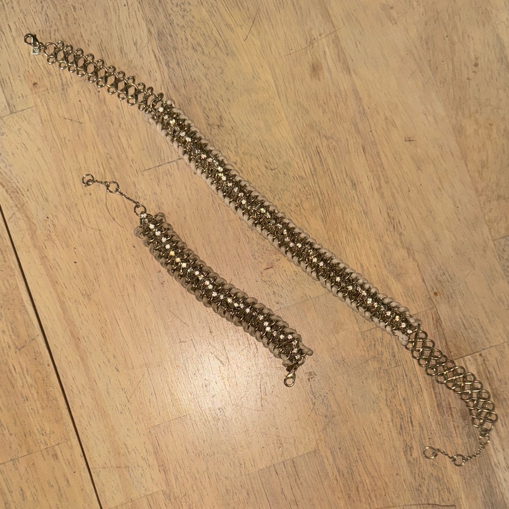 Banana Republic Factory Gold Chain Bracelet Set